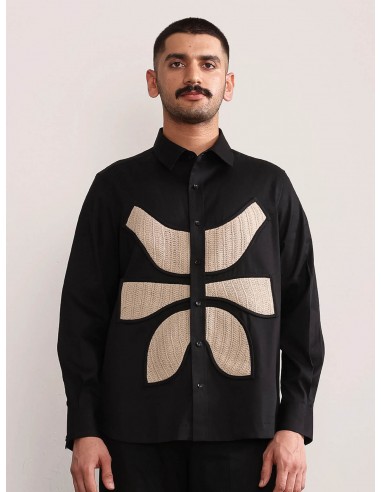 Vertebrae Symbolic Shirt Full Sleeves- Black prix