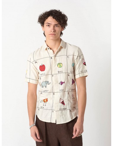 Neutral ABC Short Sleeve Shirt suggérées chez