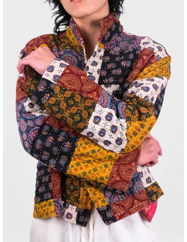 Ajrakh Patchwork Jacket en stock