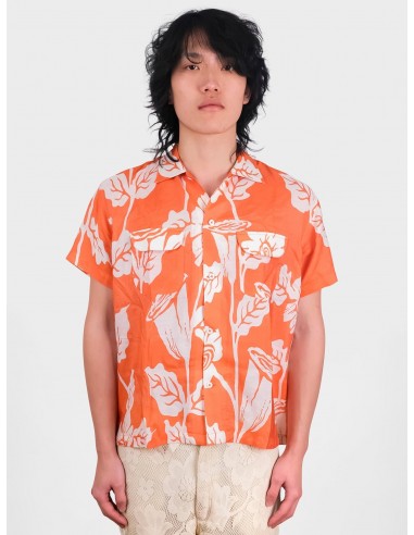 Floral Short Sleeve Shirt pas chere