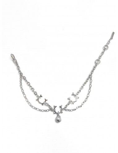 Two-Layer Pearl Choker Necklace paiement sécurisé