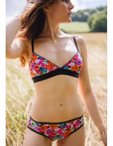 Soutien-gorge Triangle 70's Fleurs acheter en ligne