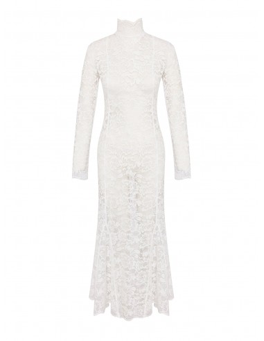 Turtleneck lace maxi dress ouvre sa boutique