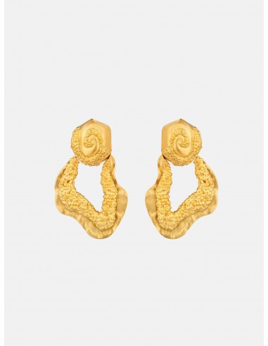 Gold Hera Earrings rembourrage situé sous