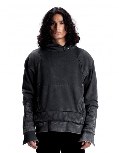 Beehive Hoodie – Black Washed Effect meilleur choix