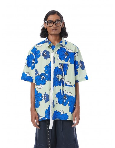 Floral Zip Pocket Shirt Jusqu'à 80% De Réduction