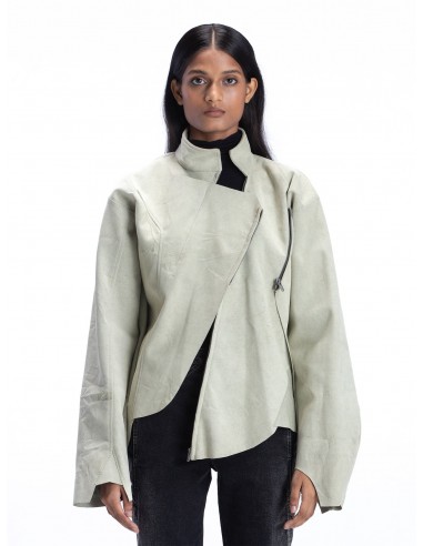 IVY Jacket – Creme Vegan PU Suede Leather shop