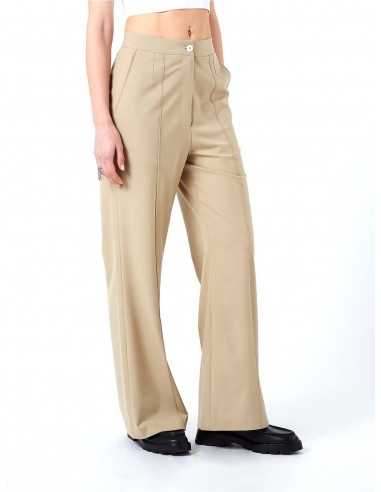 Parchment Flared Tailored Trousers france