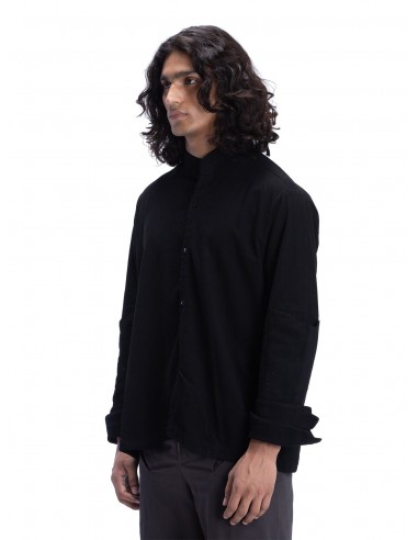 GI Shirt – Premium Black Cotton Shirt soldes