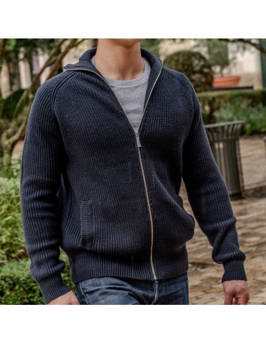 Cardigan camionneur bleu marine Découvrez la collection